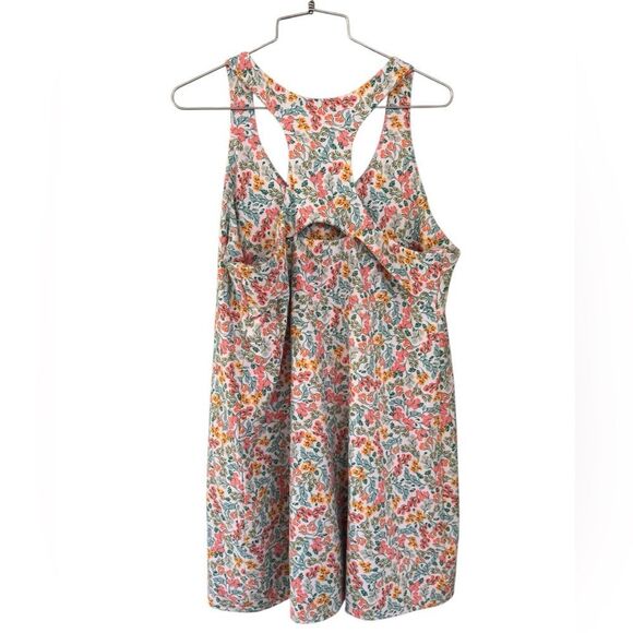 J.Crew Factory Printed racerback active dress in floral Large - Picture 2 of 7